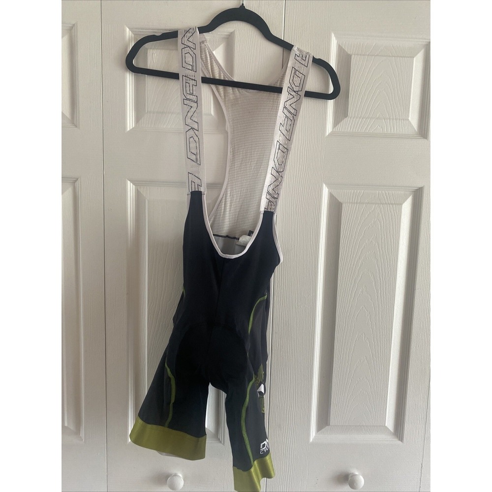 DNA Cycling Epic Brewing Bib Shorts Mens Size M Black Green Padded Biking Gear